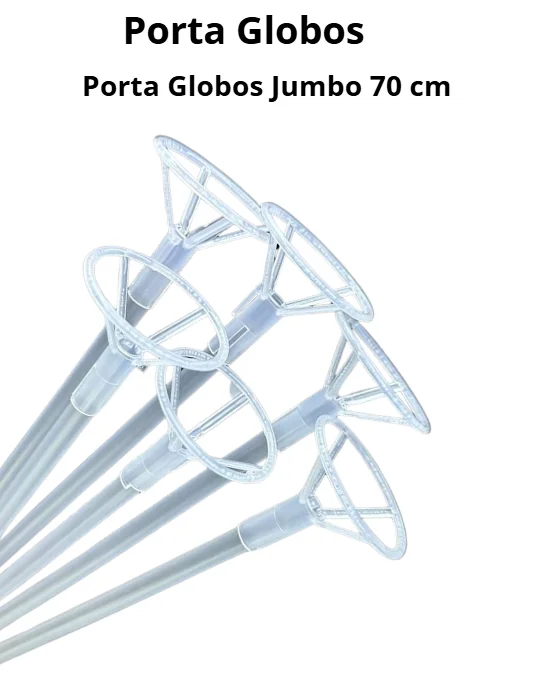PAQUETE PORTA GLOBO JUMBO 70 CM