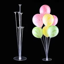 BASE ACRILICO PARA CENTRO DE MESA 7 PORTA GLOBOS