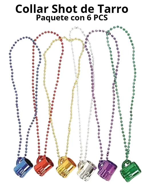 COLLAR DE SHOT TARRO 6 PZS