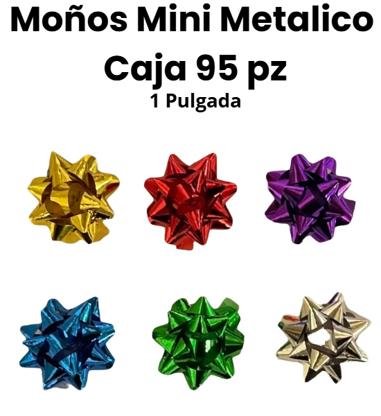 PAQUETE MOÑOS MINI METALICO 1" 95 PZS