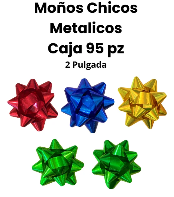 PAQUETE MOÑOS CHICO METALICO 2" 95 PZS