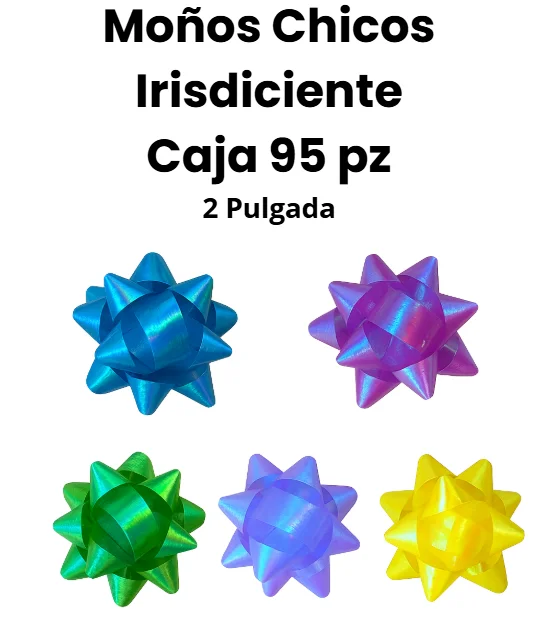 PAQUETE MOÑOS CHICO IRISDICIIENTE 2" 95 PZS