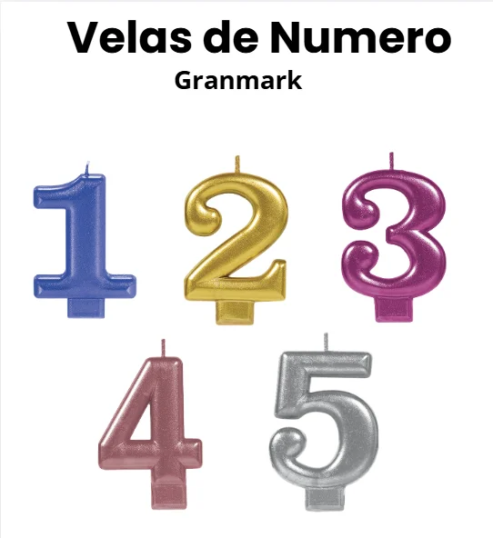 VELA DE NUMERO GRANMARK