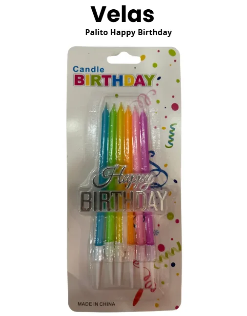 VELA PALITO HAPPY BIRTHDAY