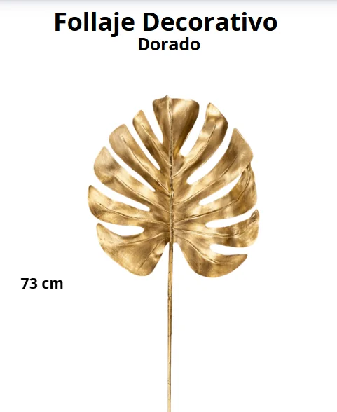 FOLLAJE DORADO GARRA DE LEON 73 CM