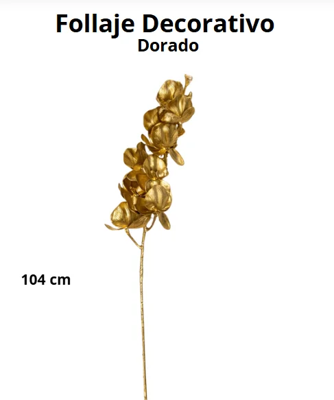 FOLLAJE DORADO ORQUIDEA 2 104 CM