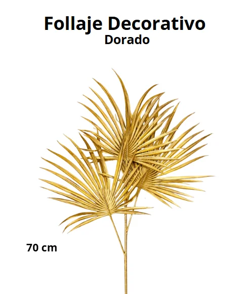 FOLLAJE DORADO PALMA 70 CM
