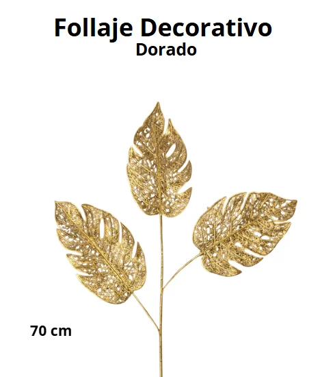 FOLLAJE DORADO TROPICAL 70 CM