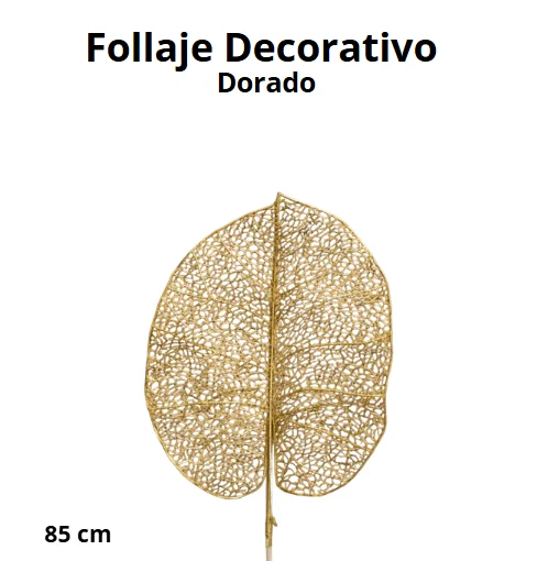 FOLLAJE DORADO MALLA 85 CM