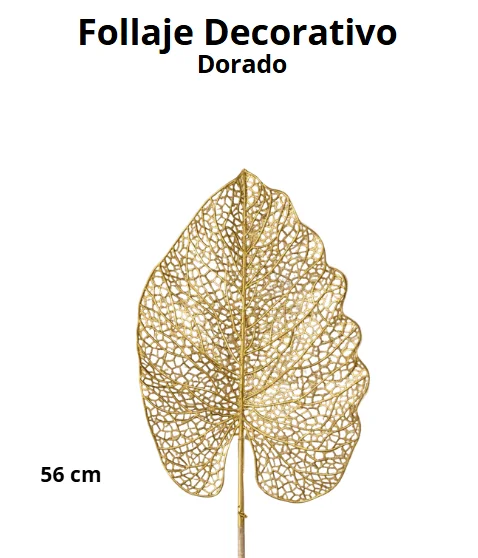 FOLLAJE DORADO RED 56 CM