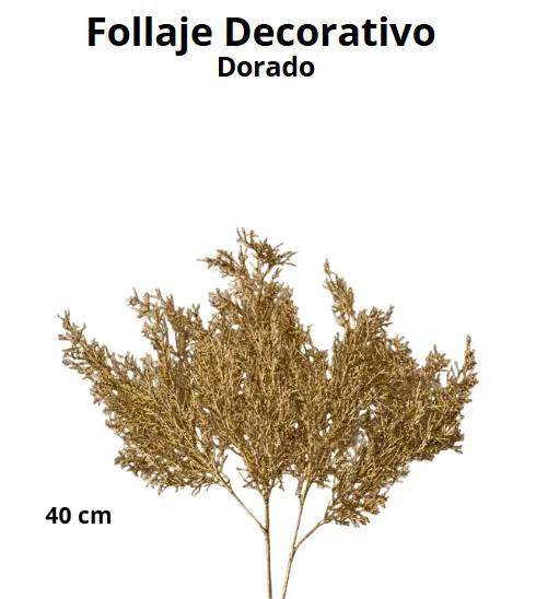 FOLLAJE DORADO PINO 40 CM 