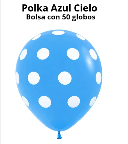 POLKA AZUL CIELO