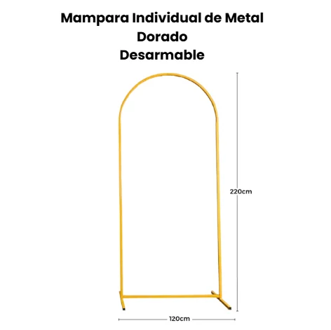 MAMPARA INDIVIDUAL METAL