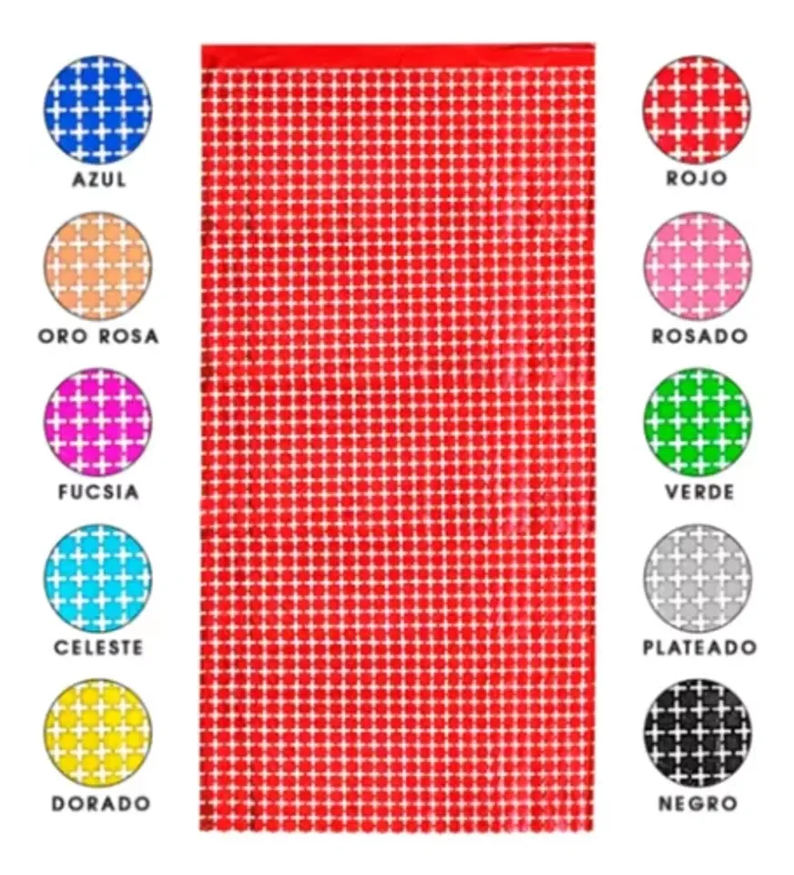CORTINA METALICA DE CUADRO 2X1 MTRS