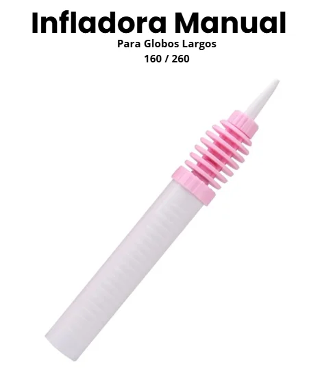INFLADORA MANUAL CHICA PARA GLOBOS LARGOS