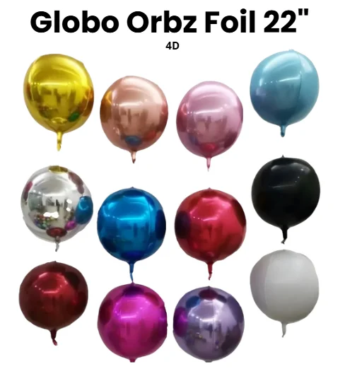 GLOBO FOIL ORBZ 22"