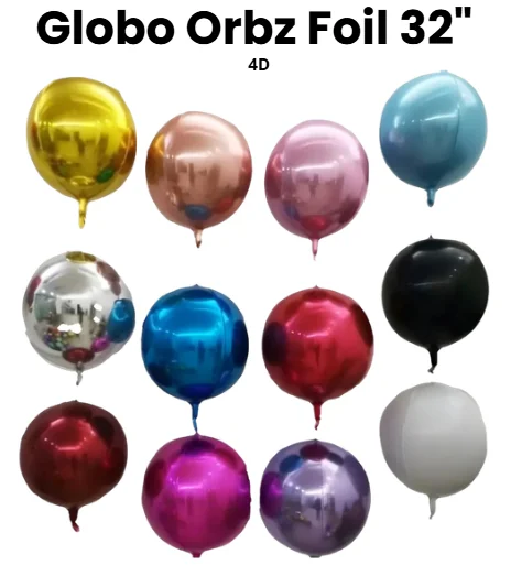 GLOBO FOIL ORBZ 32"