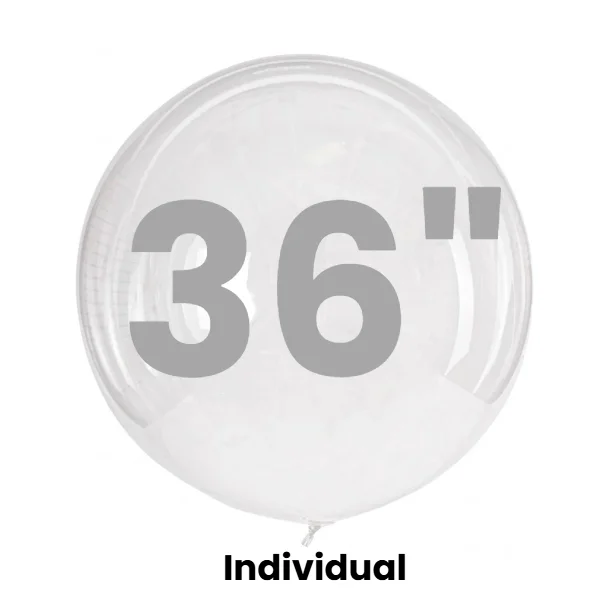BURBUJA PVC 36" INDIVIDUAL