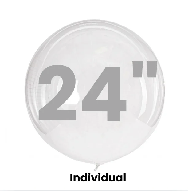 BURBUJA PVC 24" INDIVIDUAL
