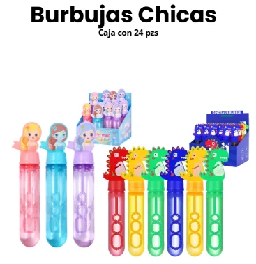 CAJA BURBUJA CHICA 24 PZS