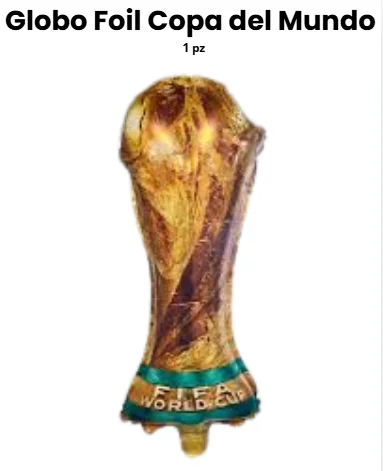 GLOBO FOIL COPA DEL MUNDO