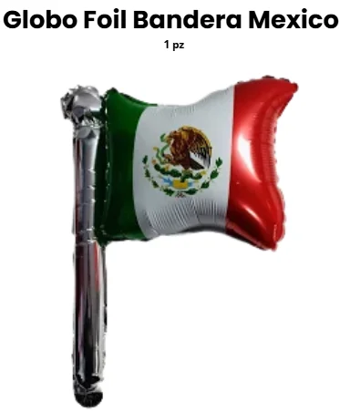 GLOBO FOIL BANDERA DE MEXICO