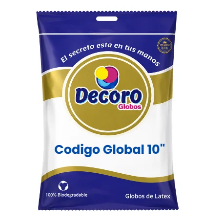 GLOBOS DECORO 10" 50 PCS | GENERAL