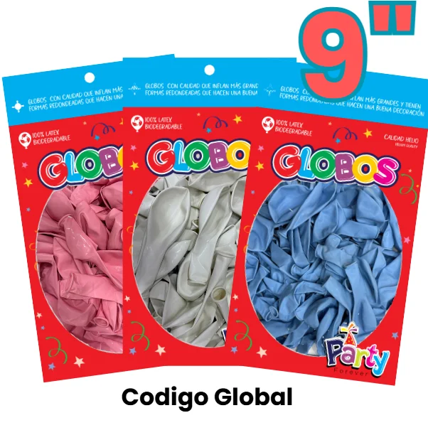 GLOBOS EL MEXICANO 9" 50 PCS | GENERAL