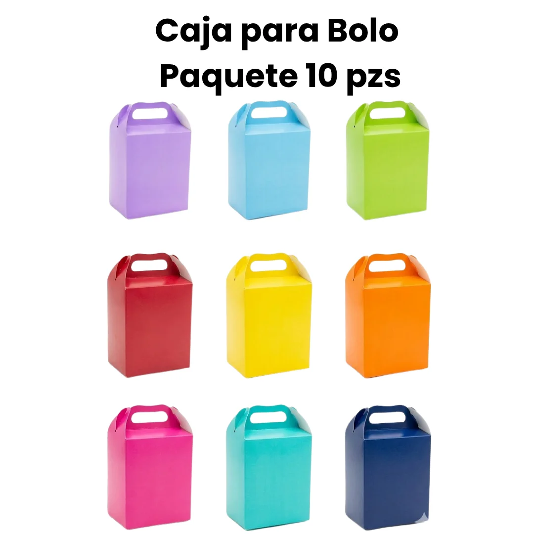 CAJA BOLO LISA 10 PZS