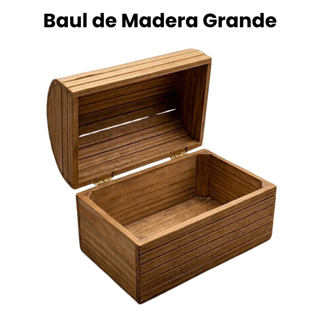 BAUL CUADRADO MADERA GRANDE