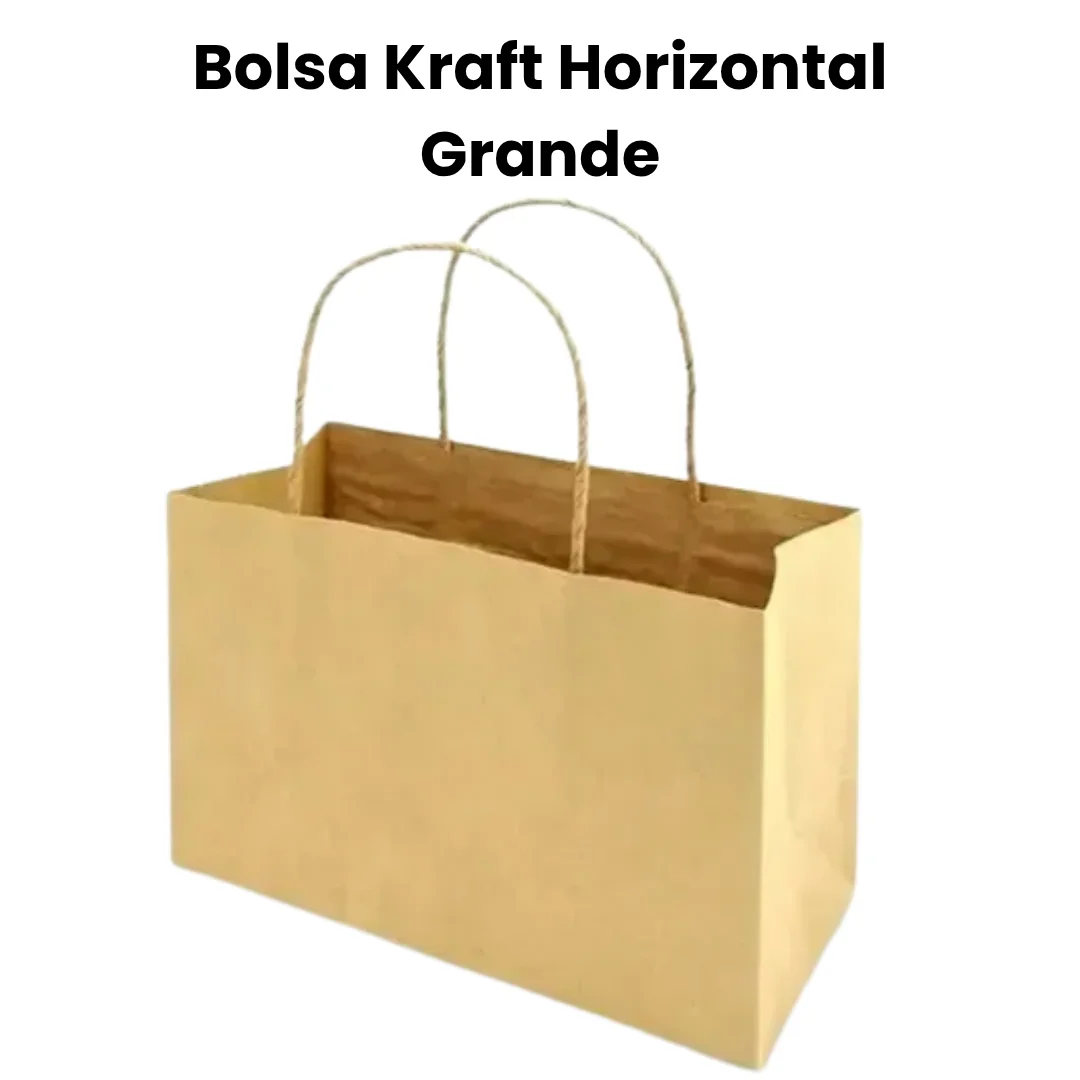 BOLSA KRAFT GRANDE HORIZONTAL