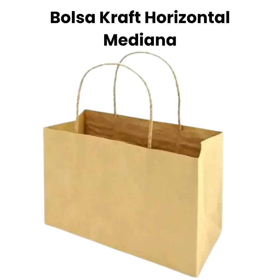 BOLSA KRAFT MEDIANA HORIZONTAL