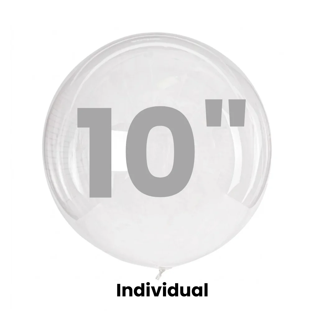 BURBUJA PVC 10" INDIVIDUAL