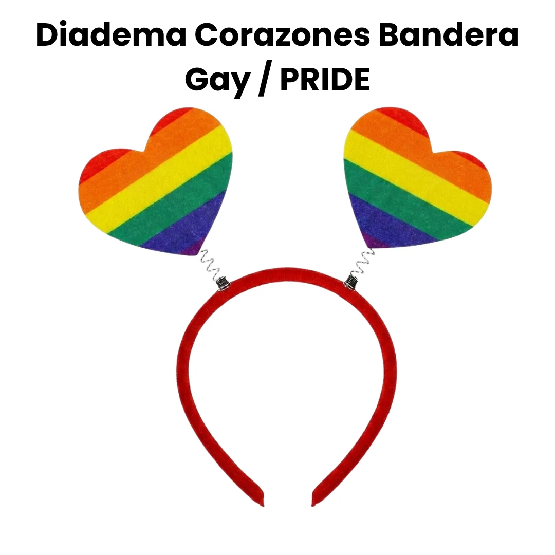 DIADEMA DE CORAZON PRIDE/GAY 