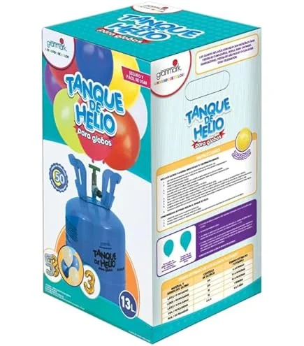 TANQUE DE HELIO 13 LITROS
