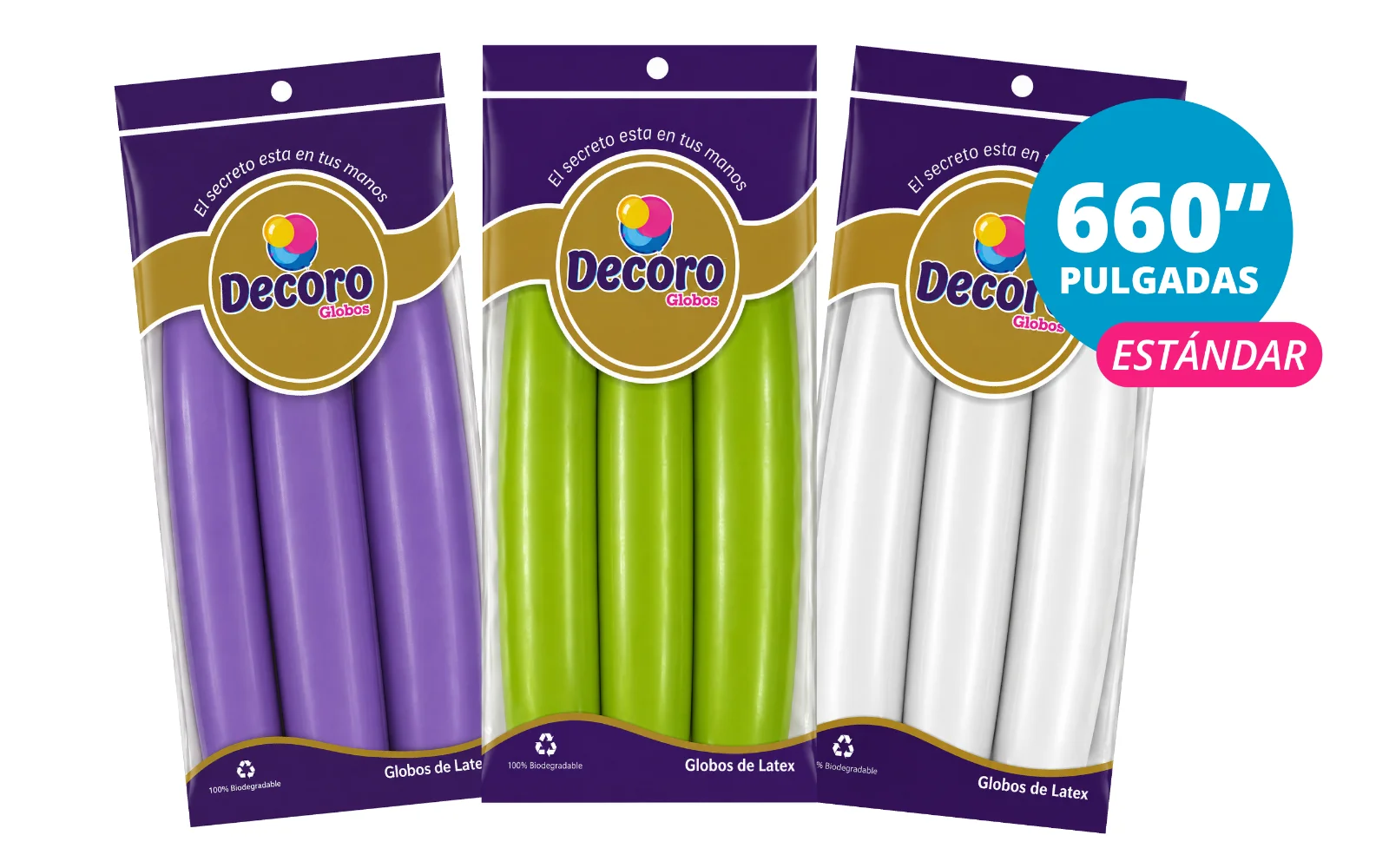 GLOBOS DECORO 660" 25 PZS