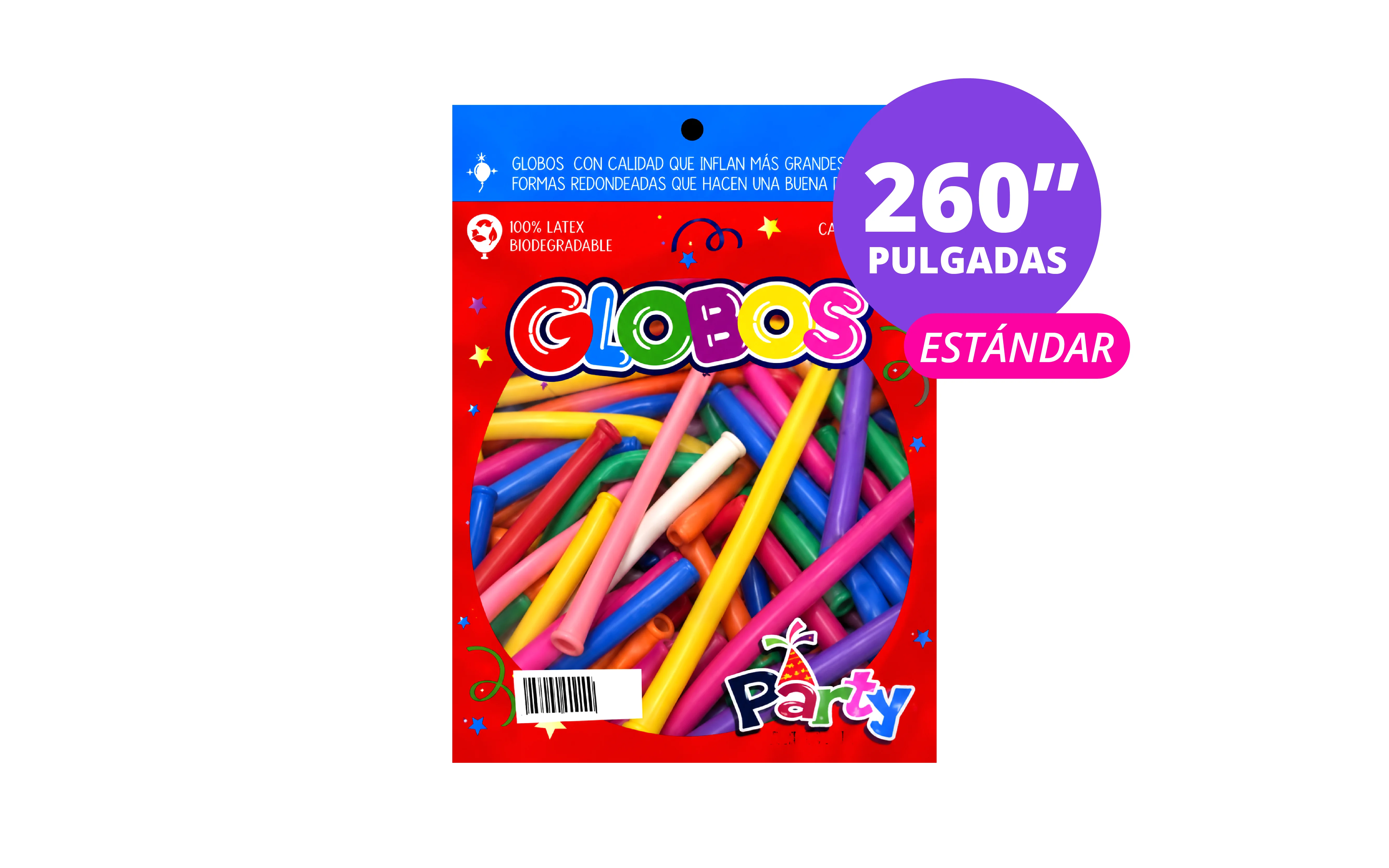 GLOBOS EL MEXICANO 270 50 PCS | GENERAL