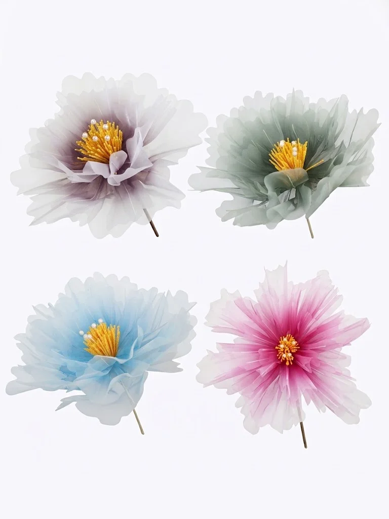 FLOR DE TUL 1 PIEZA
