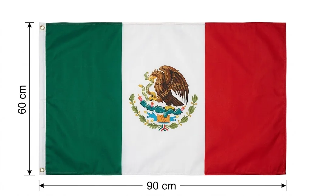 BANDERA TELA 60X90 CM