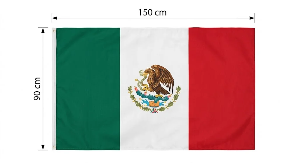 BANDERA TELA 90X150 CM 