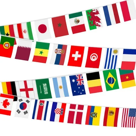 GUIRNALDA DE BANDERAS MUNDIAL