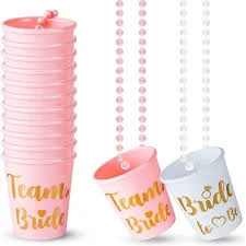 PAQUETE COLLAR SHOT BRIDE TO BE 6 PZS