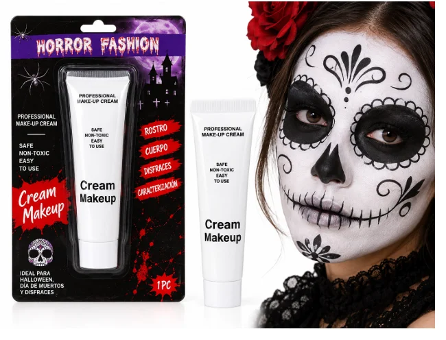 MAQUILLAJE CARA BLANCO
