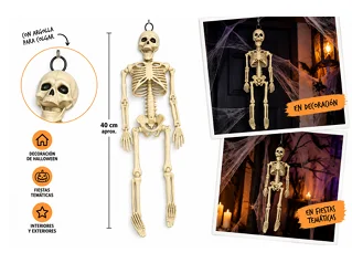 CALAVERA DECORATIVA 40 CM