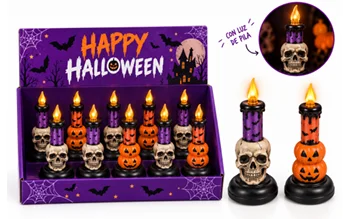 VELA ELECTRICA CALAVERA/CALABAZA 