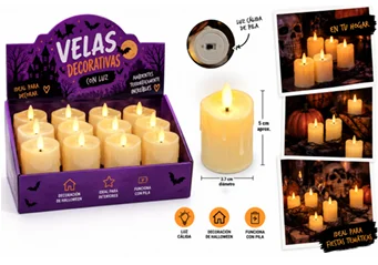 VELA ELECTRICA 5 CM 