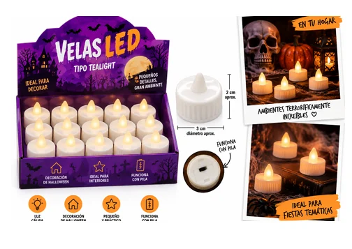 VELA ELECTRICA 2 CM