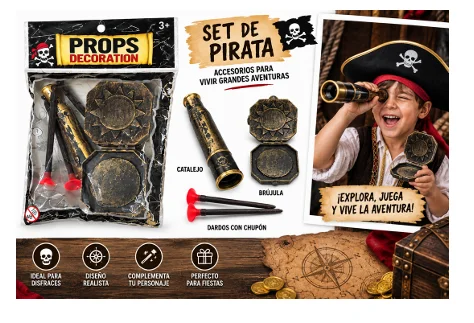 MINI KIT DISFRAZ PIRATA
