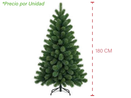 ÁRBOL NAVIDEÑO ARTIFICIAL 180 CM