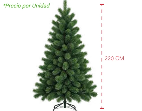 ÁRBOL NAVIDEÑO ARTIFICIAL 220 CM